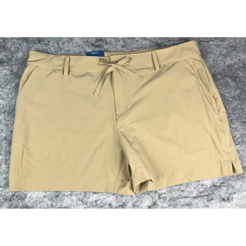 Reel Legends Breezeway Women Size 1X Khaki UPF50 Moisture Wicking Shorts NWT